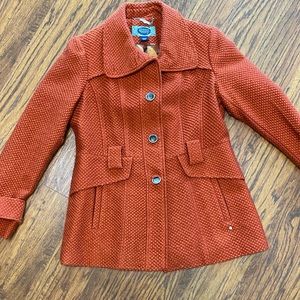 Green Envy size large orange/rust colored coat